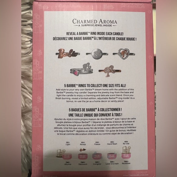 Charmed Aroma Barbie Dream House Candle + Jewelry Tray  (New & Not Available) - Picture 4 of 4